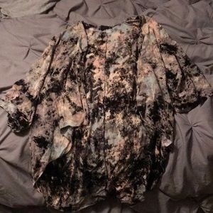 Tie dye cardigan size S